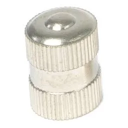 TR #VC-3, Long Skirted Metal Dome Tire Valve Cap, 100 Caps